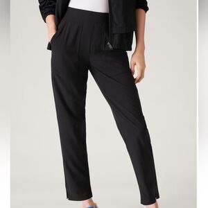 BROOKLYN MID RISE ANKLE UTILITY PANT W STRIPE